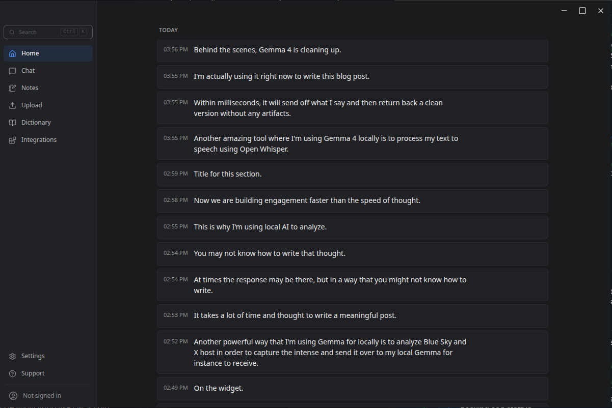 OpenWhispr Speech to Text